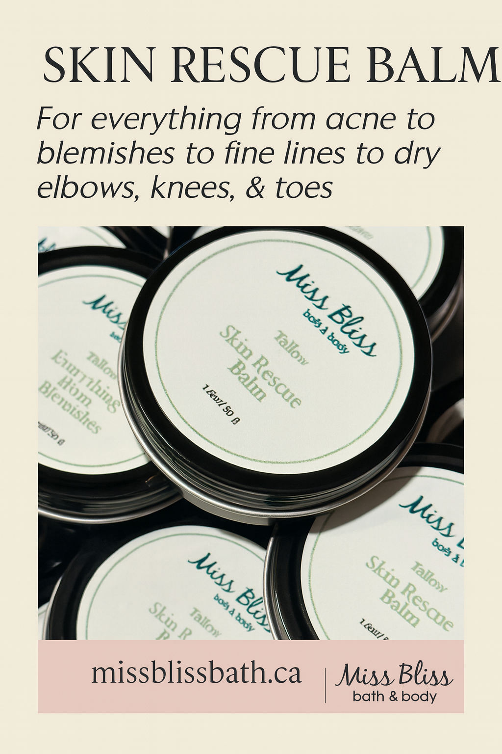 Tallow Skin Rescue Balm