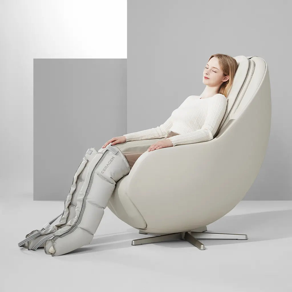 CERAGEM M6- Premium Full Body with AI Technology Spine Stretching and Scanning System Luxurious Thermal Massage Chair Recliner