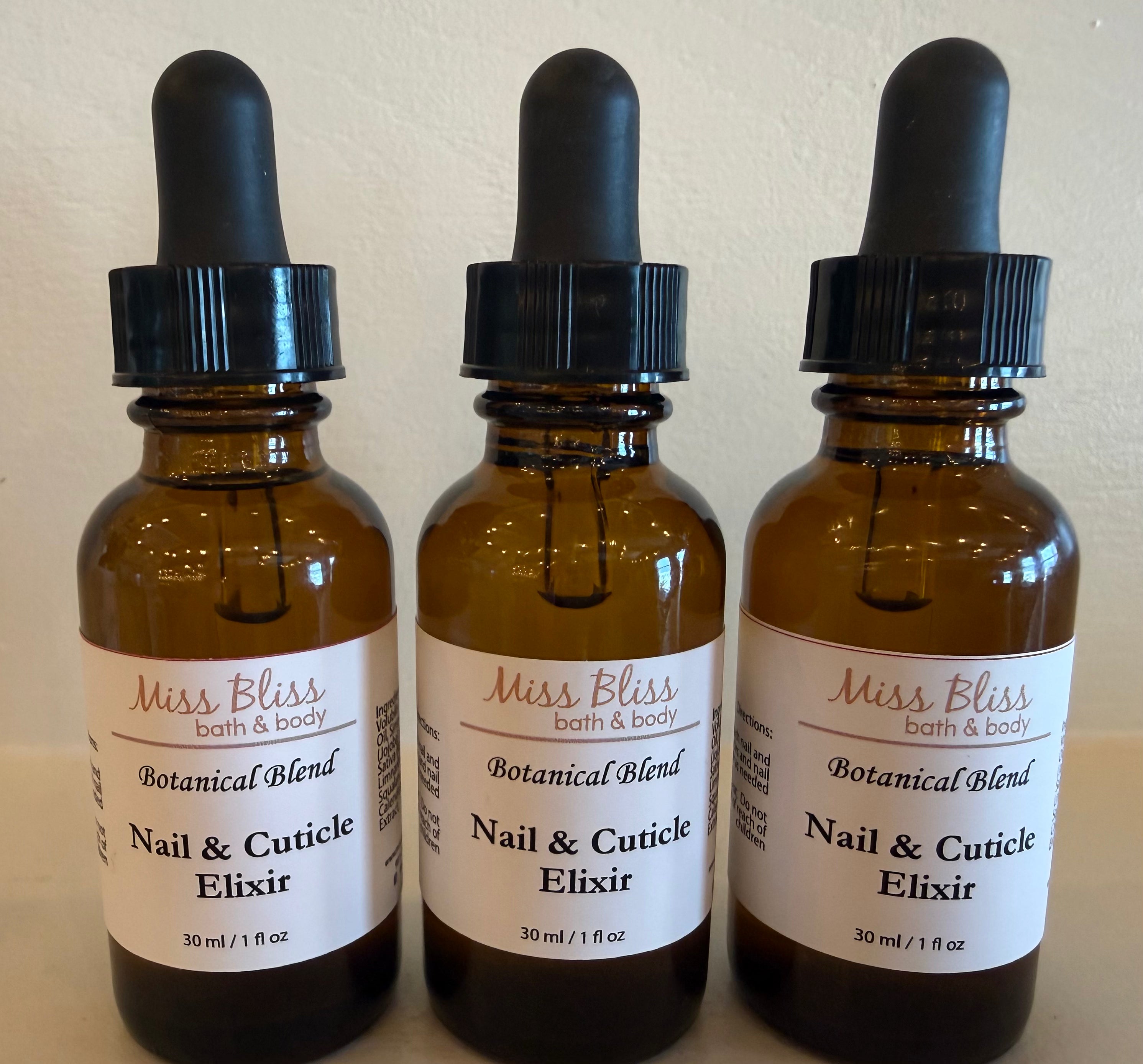 Nail & Cuticle Elixir – Miss Bliss Bath & Body