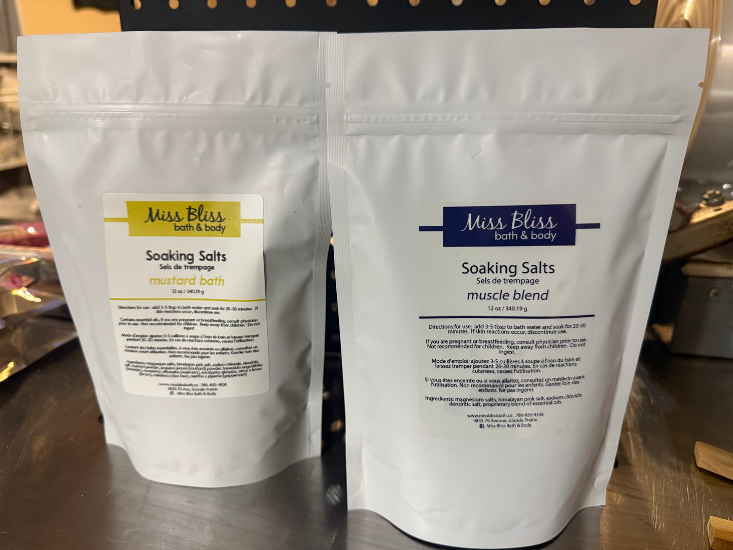 Mustard Bath Soaking Salts