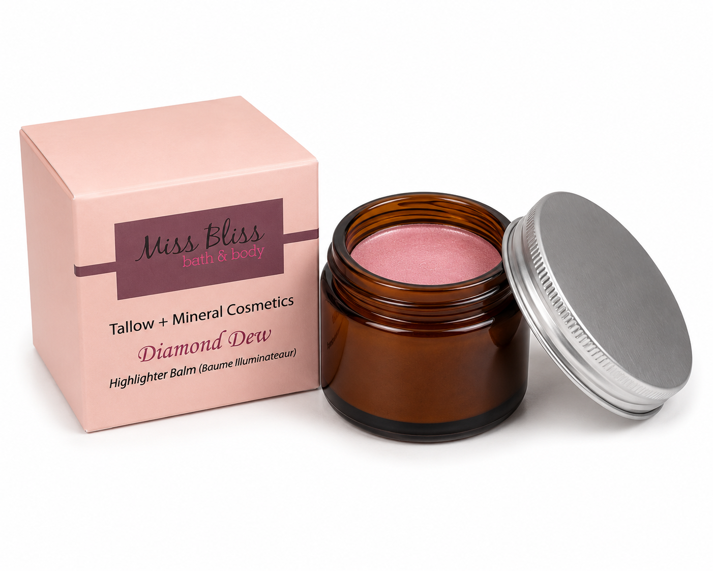 DIAMOND DEW - Highlighter Balm (Soft Glow + Touch of Shimmer)